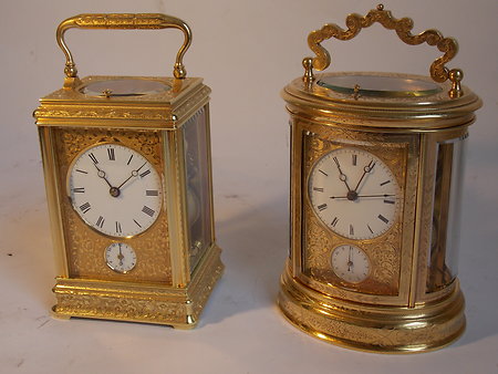 Antique Carriage Clocks. eng c c 2