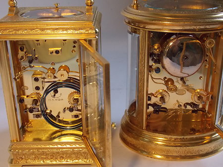 Antique Carriage Clocks. eng c c 5