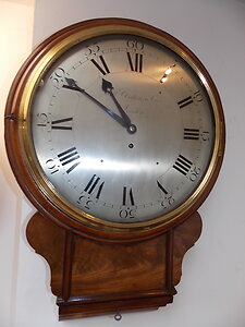 Antique English Fusee Dial / Wall Clocks. dutton wall clock